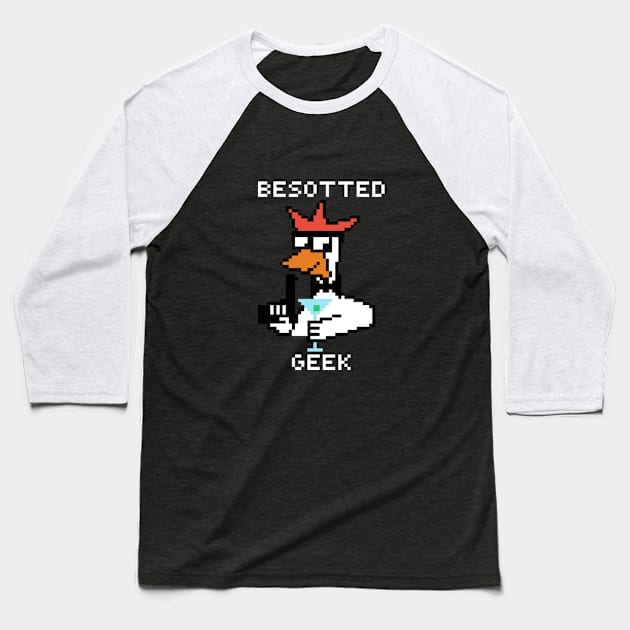 Spy White Baseball T-Shirt by BesottedGeek